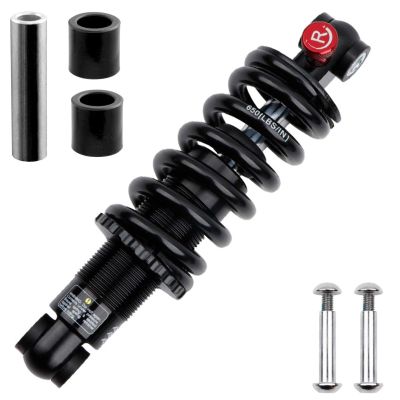 LvTu Mountain Bike/Wheelchair Rear Suspension Shock Absorber 125mm (5") 150mm (6") 165mm (6.5") 190mm (7.5") Coil Spring 550/650 Lbs with Extra 50mm Bushing (Size : 150mm/650Lbs)