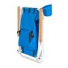 Tesmula Camping Chair Portable Recliner Folding Chaise Lounge Chair, for Beach, Fishing, Picnics, Hiking(Blue) view 4
