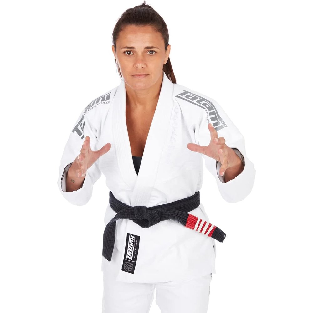 Tatami Fightwear Women's Estilo Black Label BJJ Gi - F4 - Gray/White