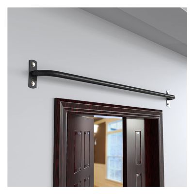 Pull Up Bar Hua Steel Tube Pull-up Bar, Wall-Mounted Fitness Horizontal Bar is Suitable for Home Gym Indoor and Outdoor, Easy to Install, 3 Sizes (Size : 100cm)