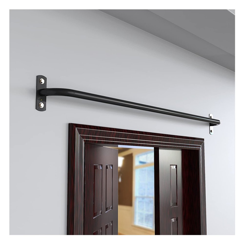 Pull Up Bar Hua Steel Tube Pull-up Bar, Wall-Mounted Fitness Horizontal Bar is Suitable for Home Gym Indoor and Outdoor, Easy to Install, 3 Sizes (Size : 100cm)