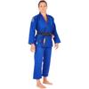 Tatami Fightwear Women's Estilo Black Label BJJ Gi - F2L - Gray/Blue view 4