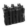 Triple Stacker Open Top M4 Mag Pouch (Black) view 2