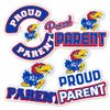 Desert Cactus University of Kansas Sticker Kansas Jayhawks Vinyl Decal Laptop Water Bottle Car Scrapbook Sheet (Proud Parent Sheet) view 1