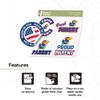 Desert Cactus University of Kansas Sticker Kansas Jayhawks Vinyl Decal Laptop Water Bottle Car Scrapbook Sheet (Proud Parent Sheet) view 4