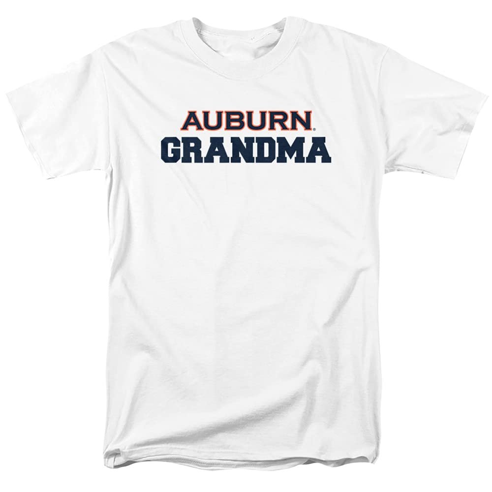Auburn University Official Grandma Unisex Adult T-Shirt, White, Medium