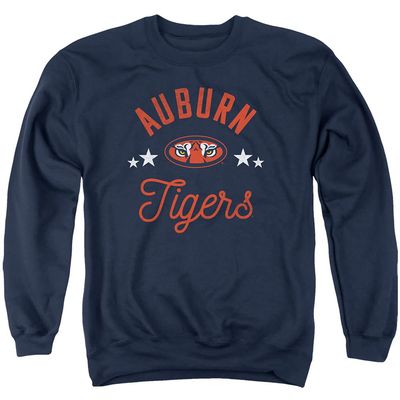Auburn University Official Tigers Unisex Adult Crewneck Sweatshirt,Navy, 3X-Large