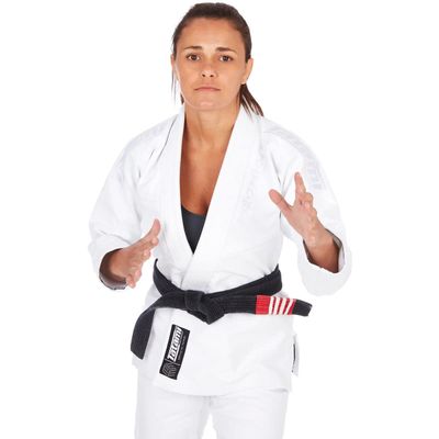 Tatami Fightwear Women's Estilo Black Label BJJ Gi - F3C - White/White