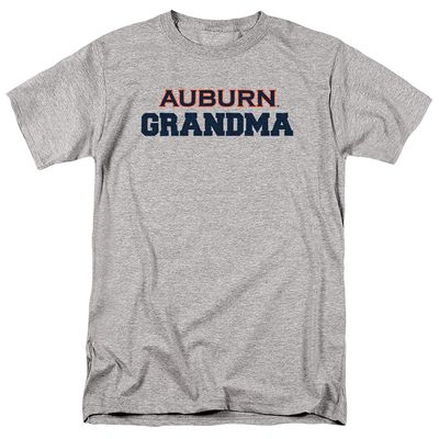 Auburn University Official Grandma Unisex Adult T-Shirt, Athletic Heather, X-Large