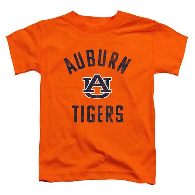 Auburn University Official One Color Au Tigers Logo Unisex Toddler T Shirt,Orange, 2