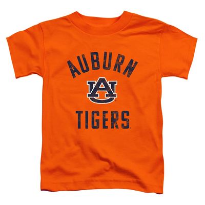 Auburn University Official One Color Au Tigers Logo Unisex Toddler T Shirt,Orange, 3