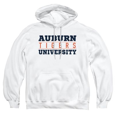 Auburn University Official Between The Lines Unisex Adult Pull-Over Hoodie,White, X-Large