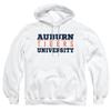 Auburn University Official Between The Lines Unisex Adult Pull-Over Hoodie,White, X-Large view 1