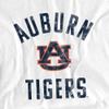 Auburn University Official Au Tigers Logo Women's T Shirt,White, Large view 2