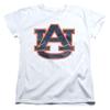 Auburn University Official Distressed Primary Women's T Shirt,White, 2X-Large view 1