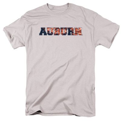 Auburn University Official Tie-Dye Unisex Adult T-Shirt, Silver, 3X-Large