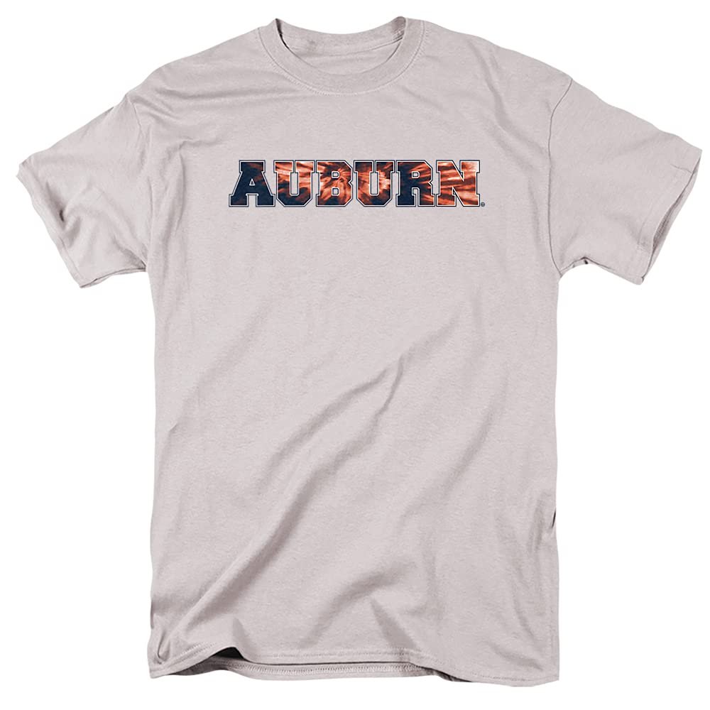 Auburn University Official Tie-Dye Unisex Adult T-Shirt, Silver, 3X-Large