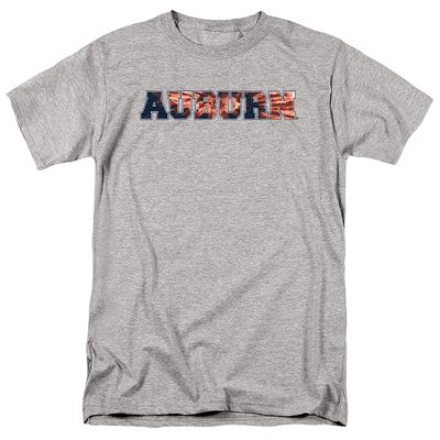 Auburn University Official Tie-Dye Unisex Adult T-Shirt, Athletic Heather, X-Large