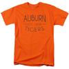 Auburn University Official Simple Unisex Adult T-Shirt, Orange, Small view 1