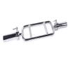Ader 2'' Olympic Tricep Bar 34'' w/Collars & Ader Gray EZ Grip Plates (15lb Set) view 2