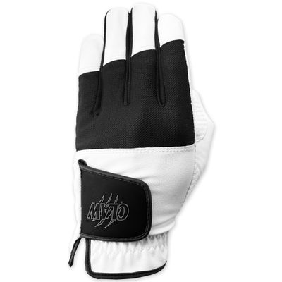 CaddyDaddy Claw PRO and MAX Golf Gloves for Men | Flex-Mesh Suede/Design for Cool Ventilation | Lasts 3-5 Times Longer Than Leather (Worn on Left Hand, MAX White, Large)