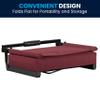 Flash Furniture Grandstand Portable Stadium Seats for Bleachers or Benches, Folding Padded Stadium Chairs with Handle, Pack of 2, 500 lb. Weight Capacity, Maroon view 4