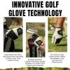 CaddyDaddy Claw PRO and MAX Golf Gloves for Men | Flex-Mesh Suede/Design for Cool Ventilation | Lasts 3-5 Times Longer Than Leather (Worn on Right Hand, MAX White, Large) view 2
