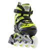 Bladerunner by Rollerblade Phoenix Flash Kid's Adjustable Fitness Inline Skate, Black/Green view 2