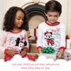 Disney unisex-child 2-piece Snug-fit Cotton Holiday Pajama Set, Soft & Cute for Kids, SWEETEST HELPER, 4T view 2