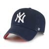 '47 New York Yankees Adjustable Cap Clean Up MLB, New York Yankees Navy Red, One Size view 1