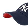 '47 New York Yankees Adjustable Cap Clean Up MLB, New York Yankees Navy Red, One Size view 2