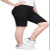 2LUV Women's Stretchy Soft Skinny Easy Fit Stretchy 5 Pocket Mid-Rise Solid Color Classic Skinny Bermuda Shorts Ultra Stretch Comfy Black 9 view 2
