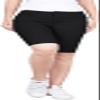 2LUV Women's Stretchy Soft Skinny Easy Fit Stretchy 5 Pocket Mid-Rise Solid Color Classic Skinny Bermuda Shorts Ultra Stretch Comfy Black 9 view 3