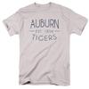 Auburn University Official Simple Unisex Adult T-Shirt, Silver, Large view 1