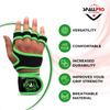 Spall Pro US Fingerless Workout Gloves - Weight Lifting Cross Fit Gloves with Wrist Support Perfect for Gym Fitness, Cross Training, Hand Support Powerlifting & Pull(Green, Medium) view 3