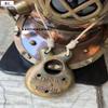 Morse Mark V Diving Divers Helmet Copper & Brass W/Base 18" Maritime Ship's Decorative Helmet view 2