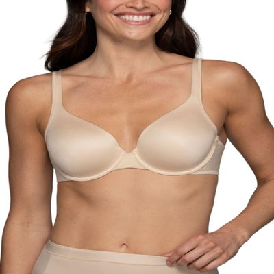 Vanity Fair womens Body Shine T-shirt Full Coverage Bra, Underwire - Beige, 34B US