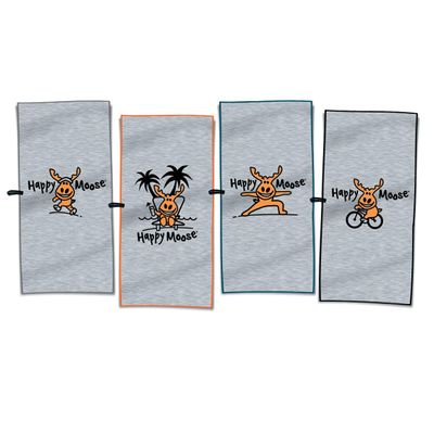 Happy Moose Fitness Towels-4 Pack