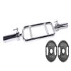 Ader 2'' Olympic Tricep Bar 34'' w/Collars & Ader Gray EZ Grip Plates (20lb Set) view 1