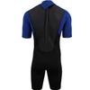 Typhoon Mens Storm3 3/2mm Back Zip Shorty Wetsuit 250795 - Black/Nite Blue Wetsuit Size - S view 2