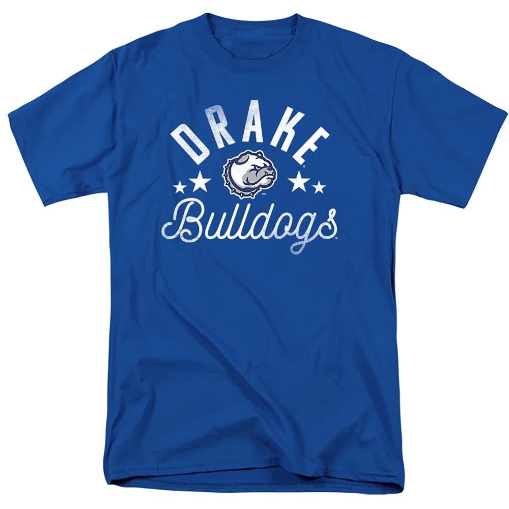 Drake University Official Bulldogs Unisex Adult T-Shirt, Bulldogs, 4X-Large