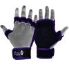 Spall Pro US Fingerless Workout Gloves - Weight Lifting Cross Fit Gloves with Wrist Support Perfect for Gym Fitness, Cross Training, Hand Support Powerlifting & Pull Ups(Medium, Purple) view 1