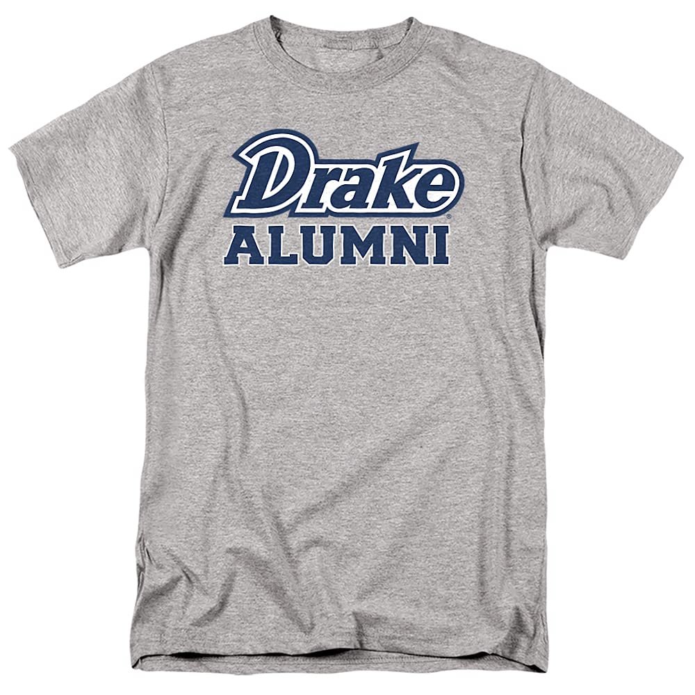 Drake University Official Alumni Unisex Adult T-Shirt, Alumni, 4X-Large