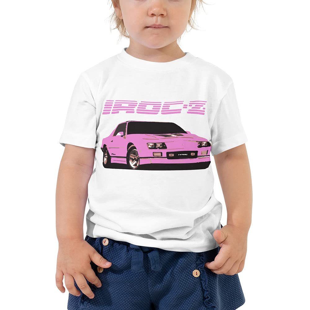 JG Infinite Pink Camaro IROC-Z Toddler Short Sleeve Tee
