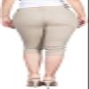 2LUV Women's Stretchy Soft Skinny Easy Fit Stretchy 5 Pocket Mid-Rise Solid Color Classic Skinny Capri Uniform Pants Ultra Stretch Comfy Khaki 11 view 3