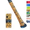 Ballpark Elite Bat Grip Tape for Baseball/Softball | 1.10 MM Precut Baseball Bat Grip Replacement | Orange and Black Pebble Camo view 1