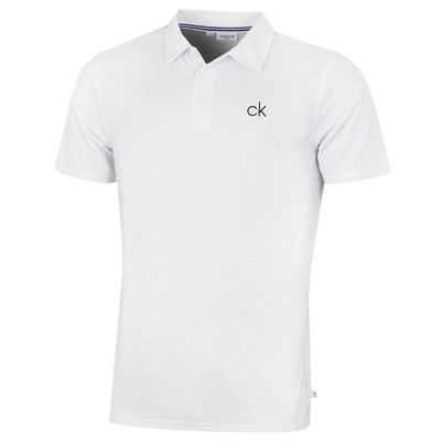Calvin Klein Men's Central Eco Polo Shirt - White - XXXL