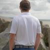 Calvin Klein Men's Central Eco Polo Shirt - White - XXXL view 3