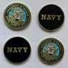 4 New US Navy Double Sided Golf Ball Markers view 1