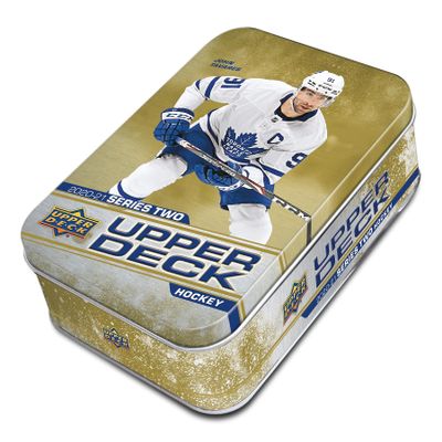 NHL 2020-21 Series 2 Hockey Trading Card Collector Tin [10 Packs]